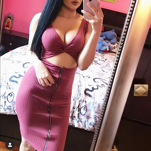 Windsor Dresses & Skirts - 💄 sexy ribbed zipper dress